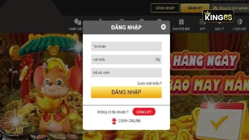 Đăng nhập nhà cái King88